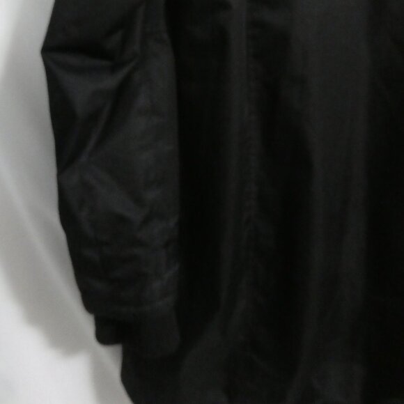 OPPENHEIMER Premium Outerwear | large | Hooded Black Coat | Ribbed Cuffs - Picture 14 of 16